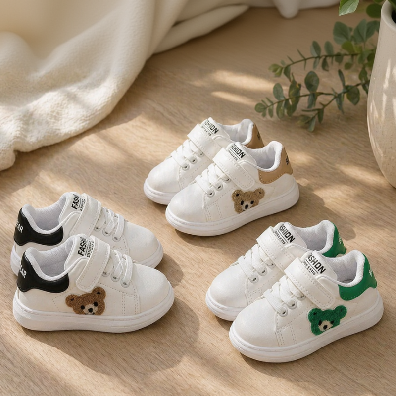 Bear Sneakers – Cómodas y monísimas: zapatillas de osito para niños