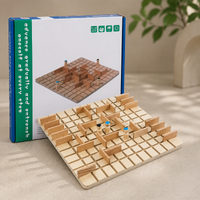 Thumbnail for Wooden Chess Puzzle Game – Estrategia y reflexión – Juego de mesa