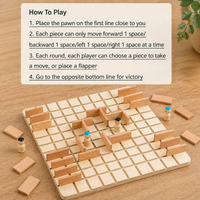 Thumbnail for Wooden Chess Puzzle Game – Estrategia y reflexión – Juego de mesa