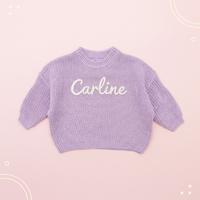 Thumbnail for Personalized Baby Sweater – Único y lleno de cariño: jersey de bebé bordado y personalizado