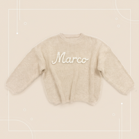 Thumbnail for Personalized Baby Sweater – Único y lleno de cariño: jersey de bebé bordado y personalizado
