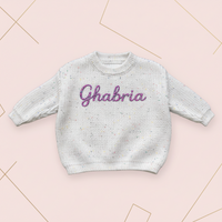 Thumbnail for Personalized Baby Sweater – Único y lleno de cariño: jersey de bebé bordado y personalizado