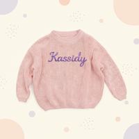 Thumbnail for Personalized Baby Sweater – Único y lleno de cariño: jersey de bebé bordado y personalizado