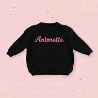 Thumbnail for Personalized Baby Sweater – Único y lleno de cariño: jersey de bebé bordado y personalizado