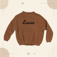 Thumbnail for Personalized Baby Sweater – Único y lleno de cariño: jersey de bebé bordado y personalizado