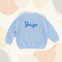 Thumbnail for Personalized Baby Sweater – Único y lleno de cariño: jersey de bebé bordado y personalizado