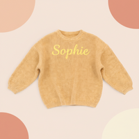 Thumbnail for Personalized Baby Sweater – Único y lleno de cariño: jersey de bebé bordado y personalizado