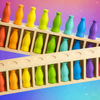 ColorCup – Colorido y divertido – Clasificar colores Conos de madera