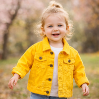 Thumbnail for Candy Color Chaqueta vaquera – Chaqueta vaquera ligera para niños