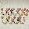Baby Pacifier Holder – Con nombre – Cuentas personalizadas de madera y silicona