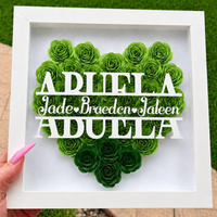 Thumbnail for Personalized Rose Shadow Box – Regalo único para el Día de la Madre: caja con rosas personalizadas