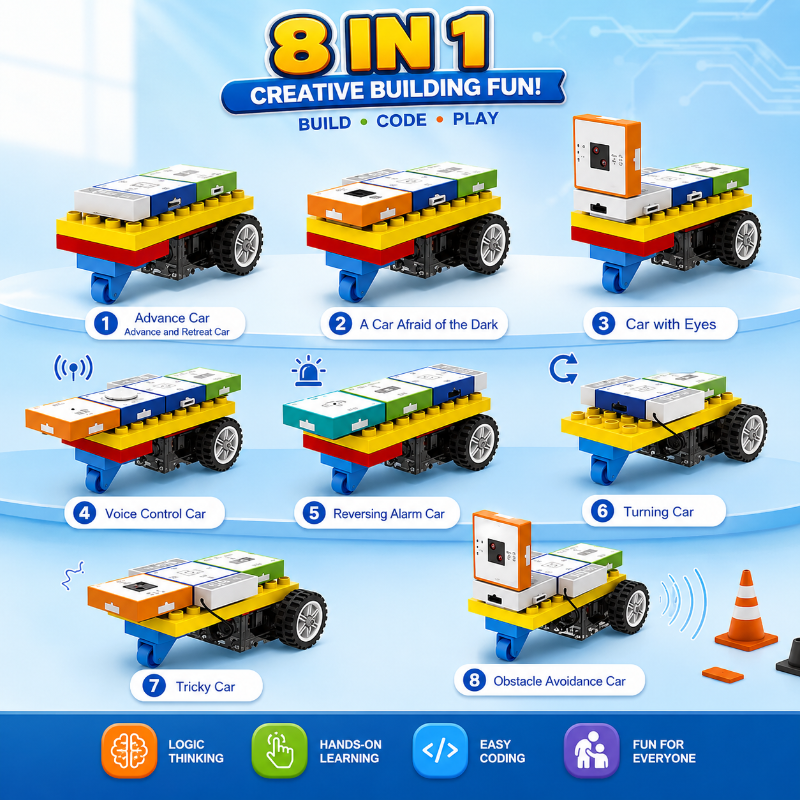 STEM Programming Blocks – Aprender a programar – Set de bloques de construcción