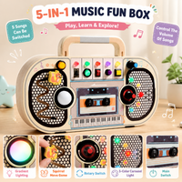 Thumbnail for Wooden Busy Board – Motricidad e interactivo – Tablero de actividades musicales