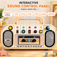 Thumbnail for Wooden Busy Board – Motricidad e interactivo – Tablero de actividades musicales