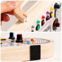 Thumbnail for Wooden Busy Board – Motricidad e interactivo – Tablero de actividades musicales