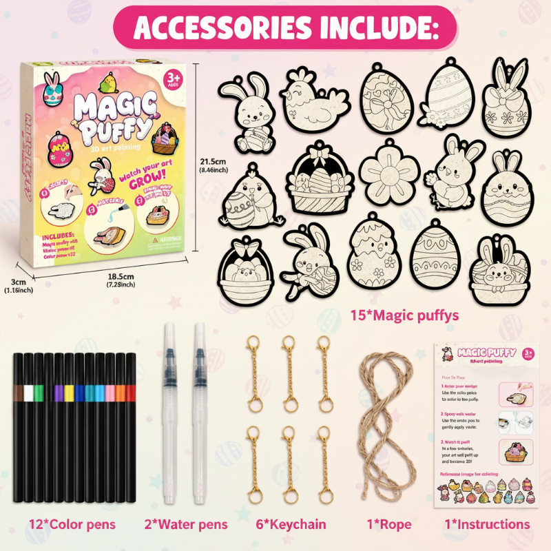 Magic Puff Paint – Creativo e interactivo: kit de manualidades con textura mágica de espuma