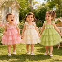 Thumbnail for Tulip Mesh Dress – Elegancia y comodidad – Vestido infantil