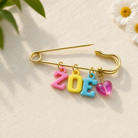 Thumbnail for Personalized Charm Pin – Personal y elegante: broche con nombre