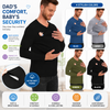 Kangaroo Pocket Shirt – Cómodo y práctico: portabebés tipo camiseta para hombre
