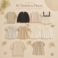 Thumbnail for Girls Summer Fashion Top – Ligero y cómodo – Top vintage para niñas