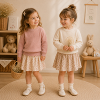 Thumbnail for Thin Cotton Pullover – Luz y comodidad – Jersey de punto para niños