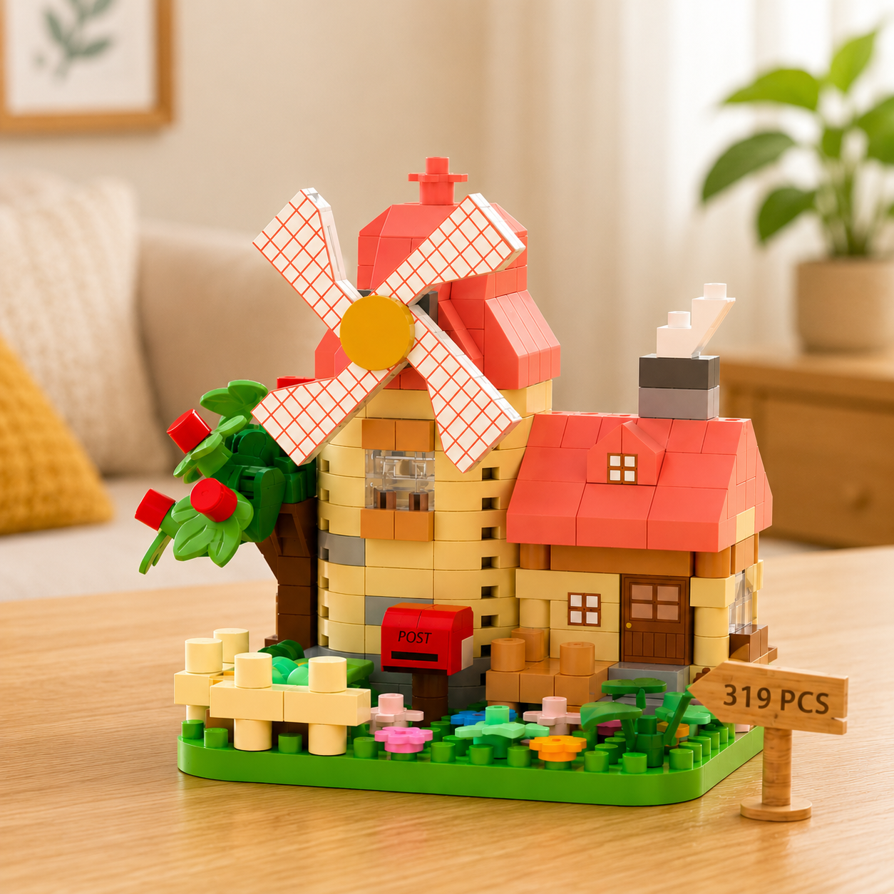 DIY Windmill Building Blocks – Creativo y estimulante – Set de bloques de construcción