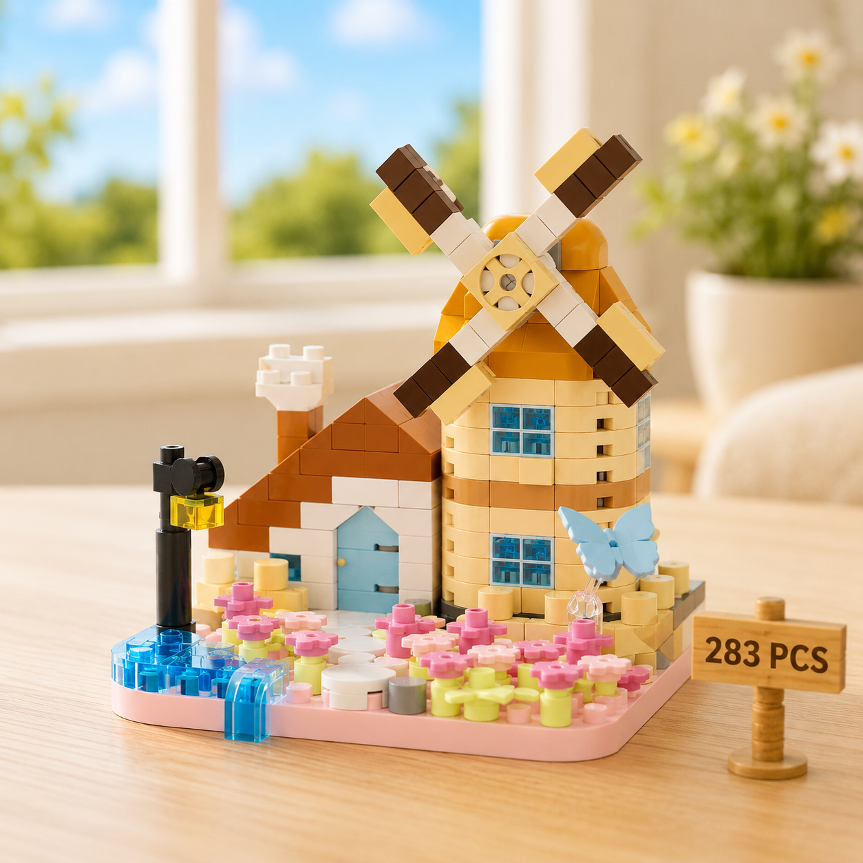 DIY Windmill Building Blocks – Creativo y estimulante – Set de bloques de construcción