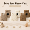 Baby Bear Fleece Vest – Cálido y suave – Chaleco infantil con ositos