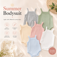 Thumbnail for Summer Bodysuit – Ligero y cómodo – Body de punto para bebé