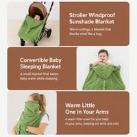 Thumbnail for Dinosaur Baby Carrier Cover – Calidez y comodidad – Manta Dino Baby