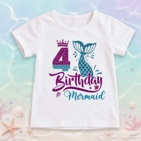 Thumbnail for Birthday Graphic Tee – Bonita y ligera – Camiseta infantil de cumpleaños