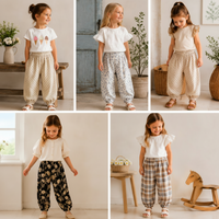 Thumbnail for Harem Pants – Ligeros y cómodos: pantalones sueltos para niños