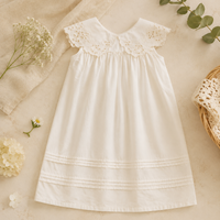 Thumbnail for Sleeveless Dress – Elegante y cómodo: vestido con cuello de encaje