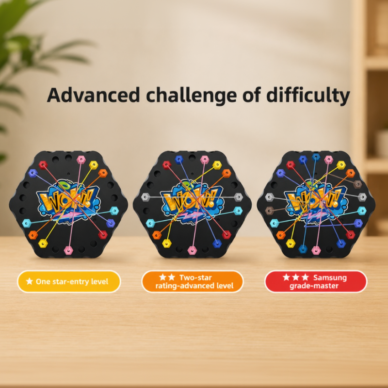 Color Rope Logic Game – Razonamiento e Interacción – Juego de mesa