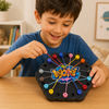 Color Rope Logic Game – Razonamiento e Interacción – Juego de mesa