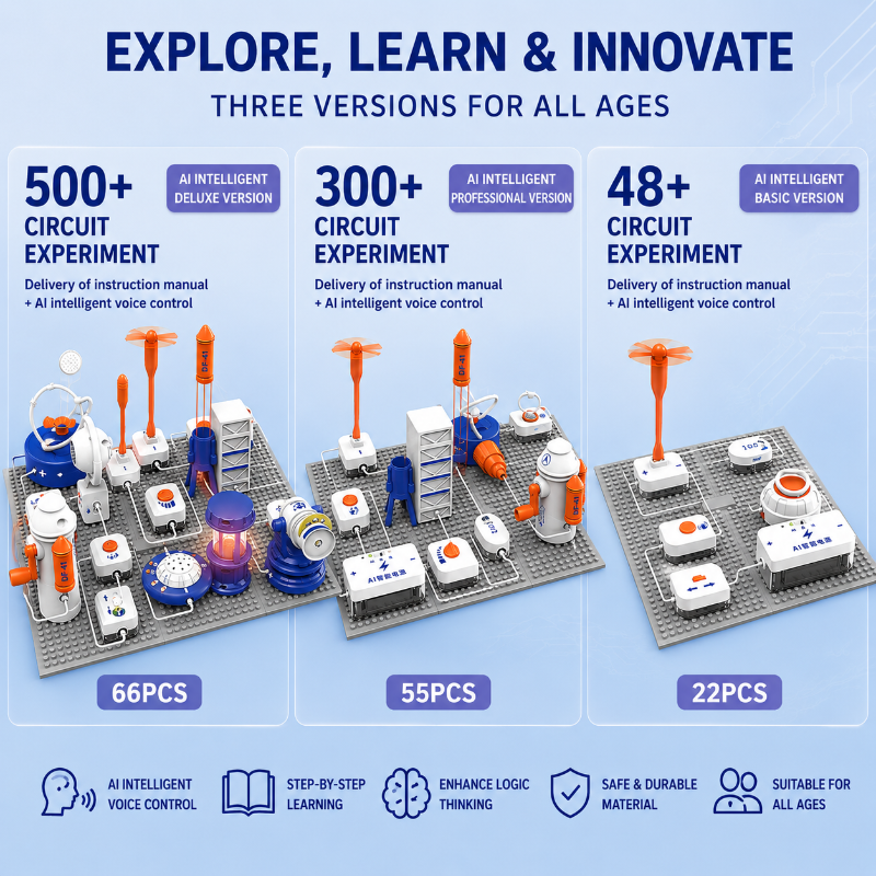 AI Voice Building Blocks – Educativo e interactivo – Juego de bloques de construcción