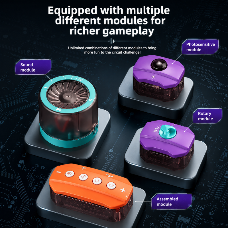 STEM Electronic Building Kit – Educativo y técnico – Set de experimentos de circuitos