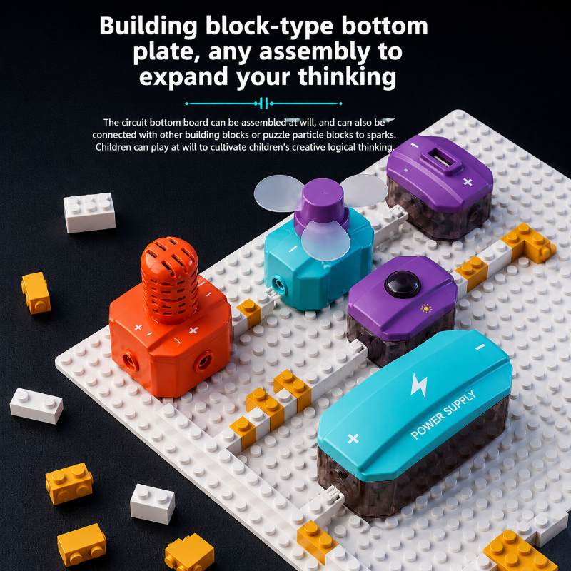 STEM Electronic Building Kit – Educativo y técnico – Set de experimentos de circuitos
