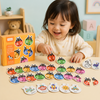 Wooden Letter Matching Game – Aprendizaje y juego – Rompecabezas del alfabeto