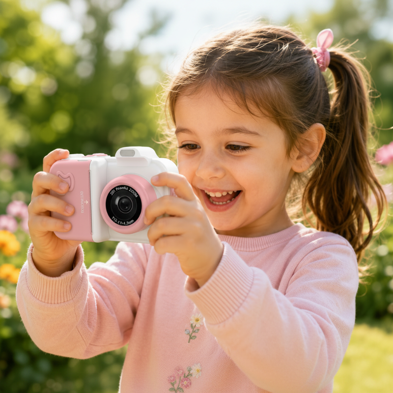Instant Print Camera – Creativo e interactivo – Cámara instantánea para niños