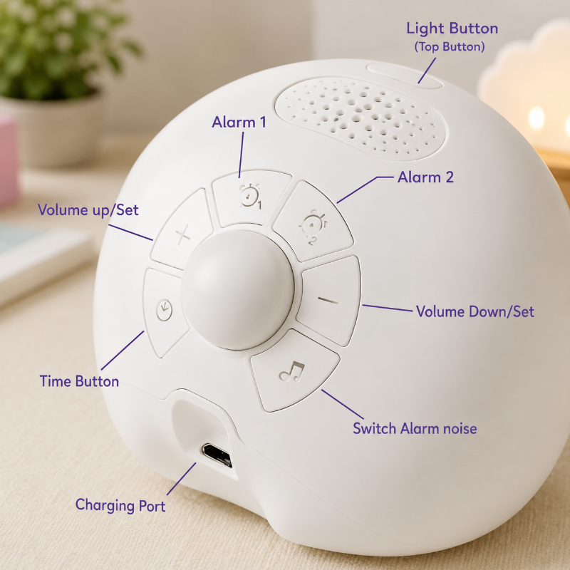 Cute Expression Alarm Clock – Bonito y práctico: despertador para niños