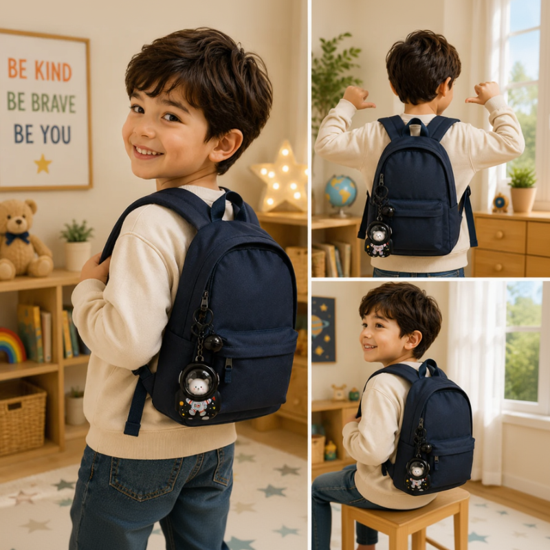 Glowing Astronaut Charm – Bonito y luminoso: colgante de bolso con forma de astronauta