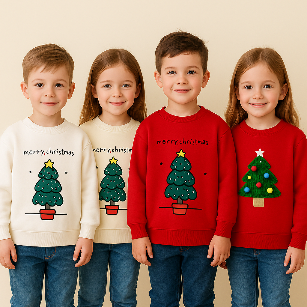 FrostyFit – Cálido y acogedor: jersey rojo navideño