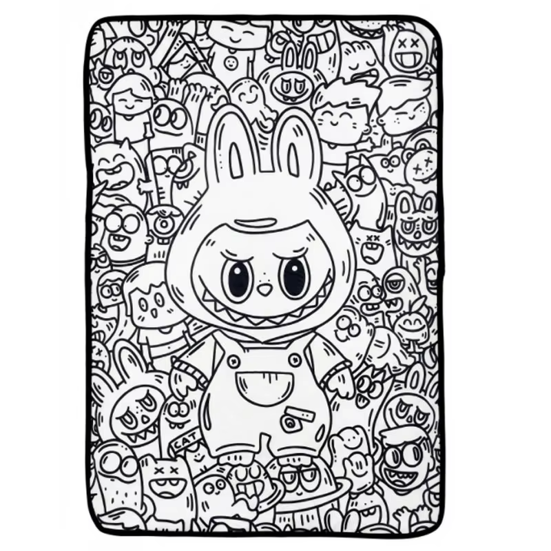 ColorFun – Creativo y educativo – Manta grande para colorear