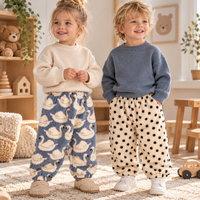 Thumbnail for FuzzyPants – Suaves y cálidos: pantalones de felpa para niños con estampados divertidos