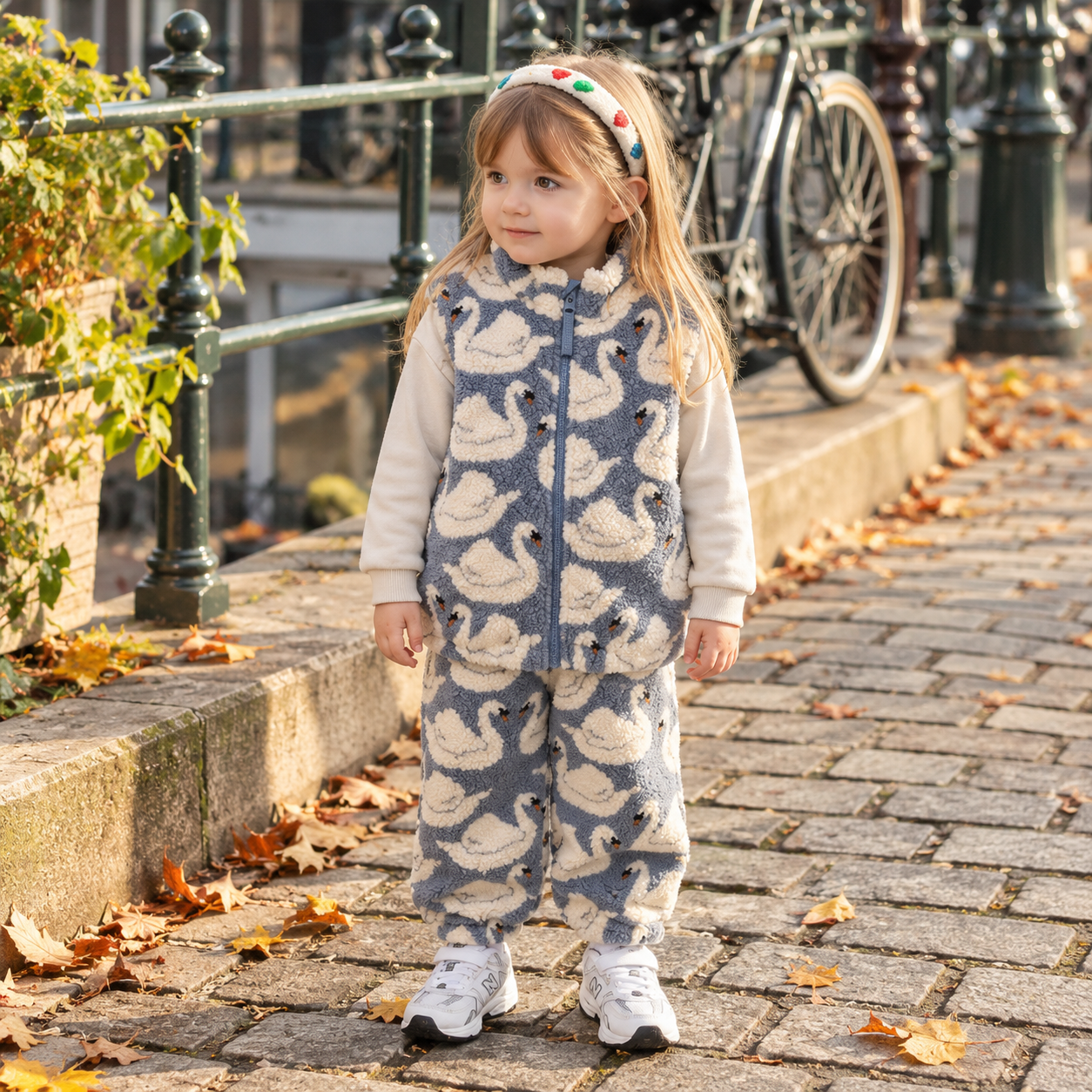 FuzzyPants – Suaves y cálidos: pantalones de felpa para niños con estampados divertidos