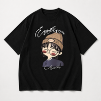 Thumbnail for CuteStyle – A la última y cómoda: camiseta con estampado de dibujos animados oversize
