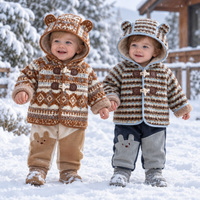 Thumbnail for LittleWarm – Acogedor y elegante: abrigo de invierno con diseño Fair Isle