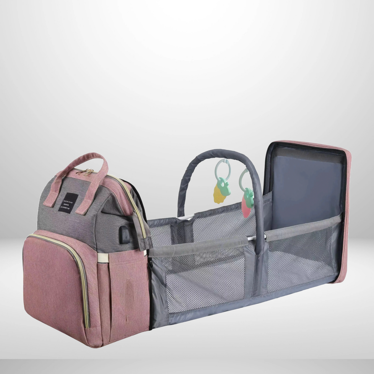 Nuvella Baby – Siempre preparado: bolso cambiador multifuncional con cama