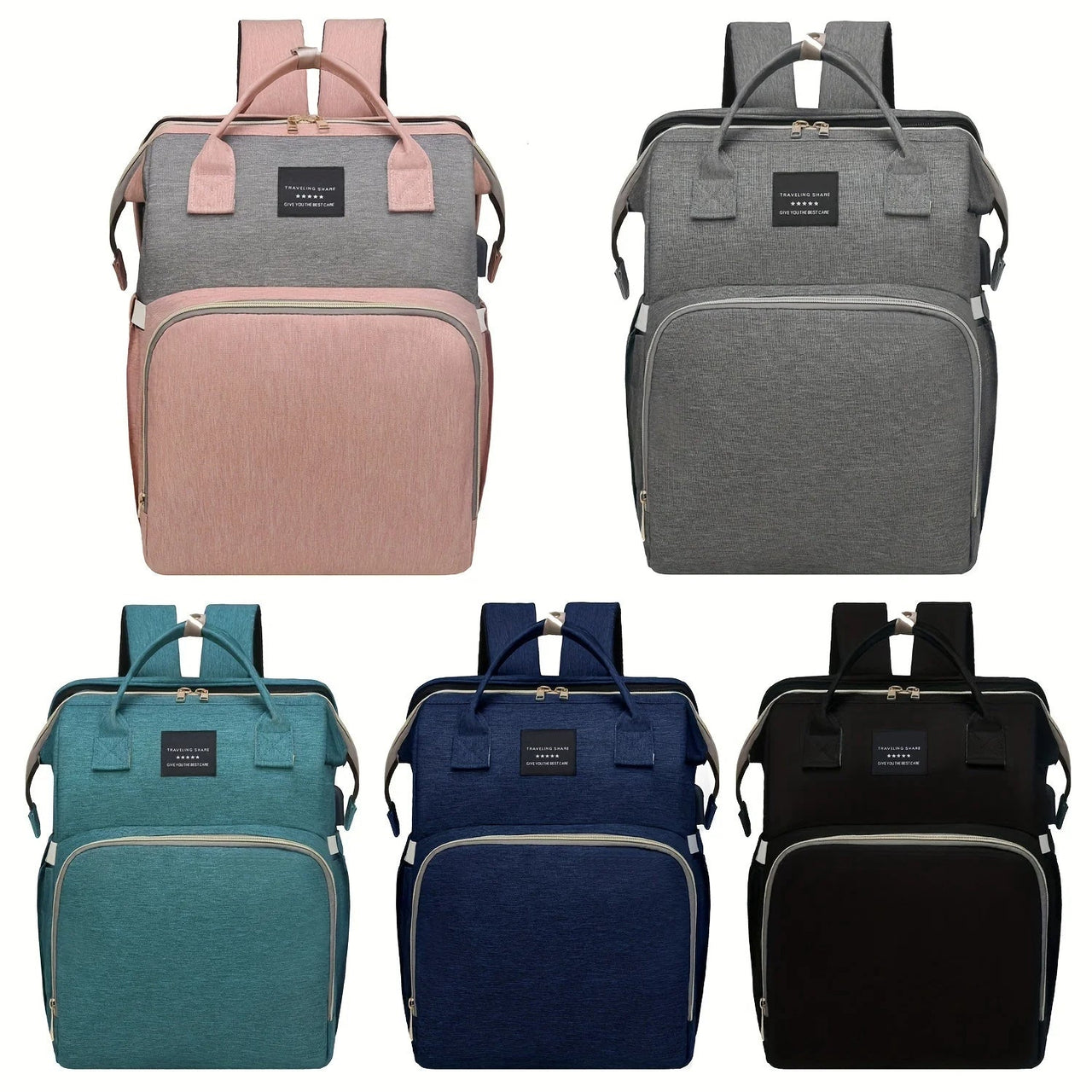 Nuvella Baby – Siempre preparado: bolso cambiador multifuncional con cama